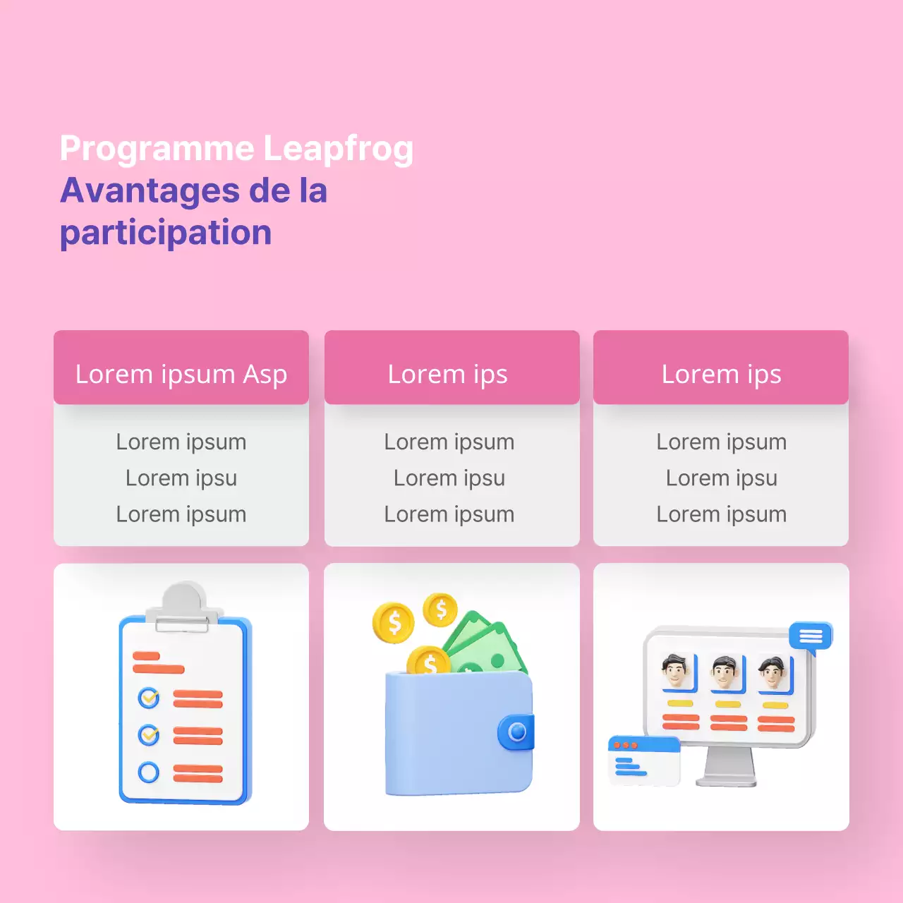 Promouvoir la tendance rose et violette des programmes de sensibilisation des femmes de carrière