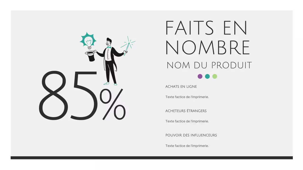 Matériaux élégants pour les rapports d'activité en noir et blanc