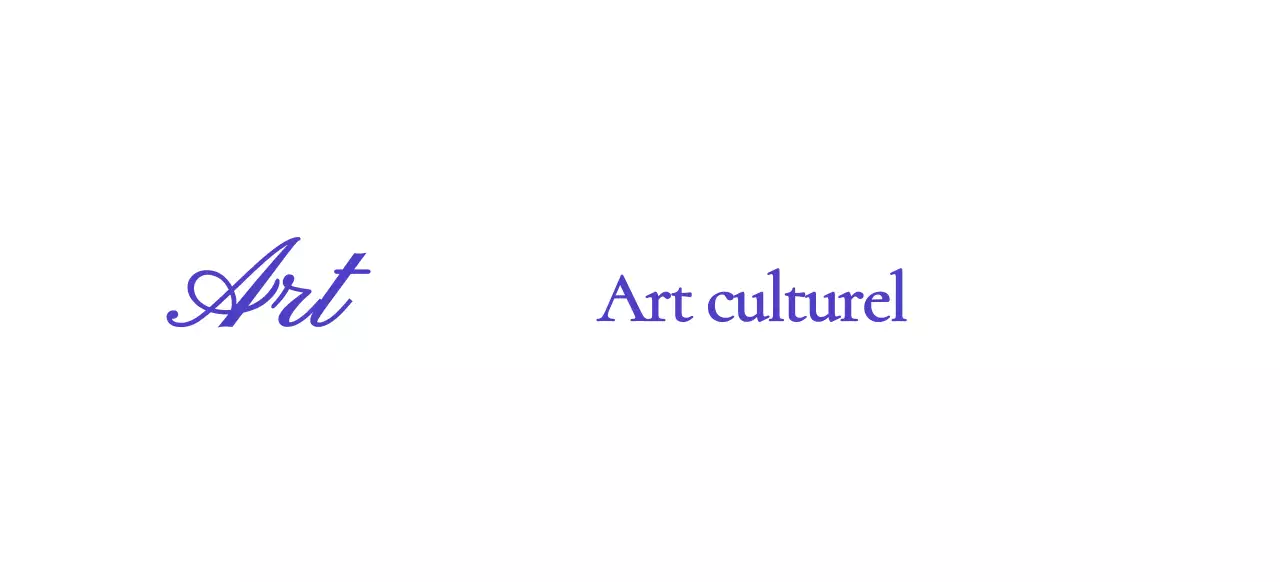 Logo de musée avec un concept cursif de classe