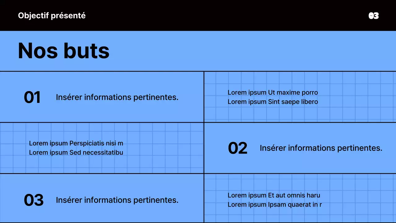 Matériel de réunion kitsch en bleu