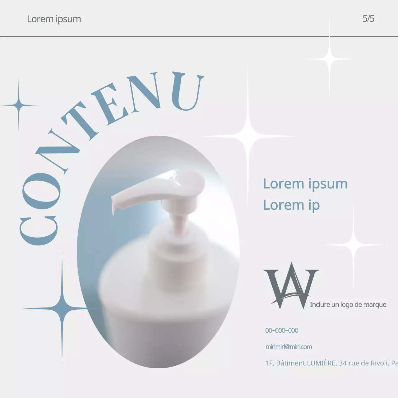 Les posts des marques Instagram de beauté qui adoptent la tendance bleu clair.