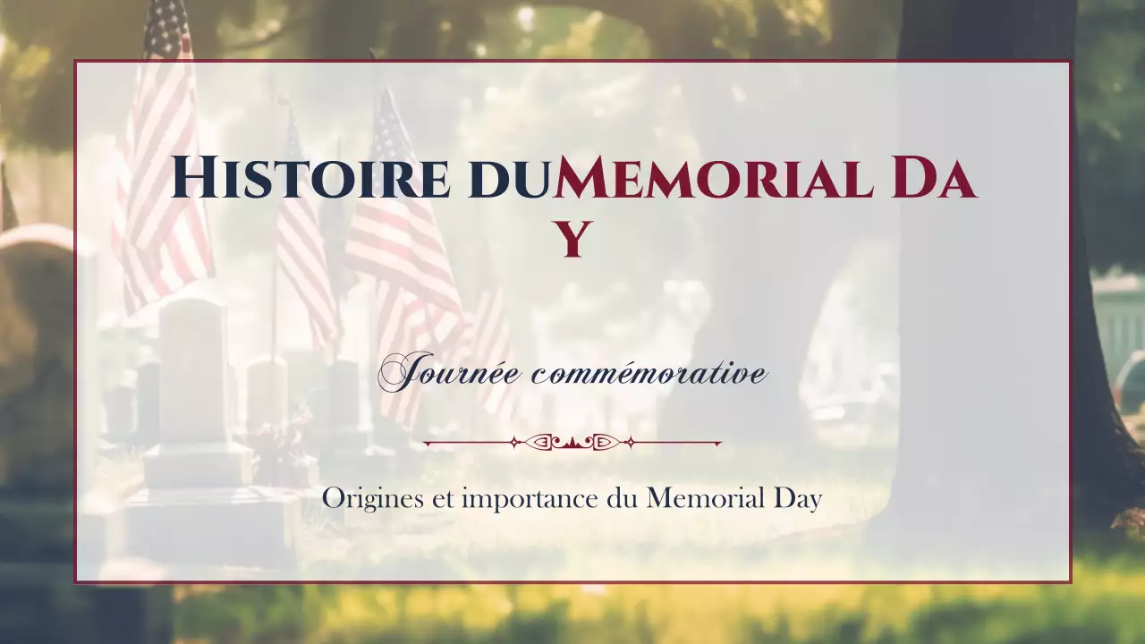 Un avis de jour du souvenir américain de grande classe, en bleu marine et marron