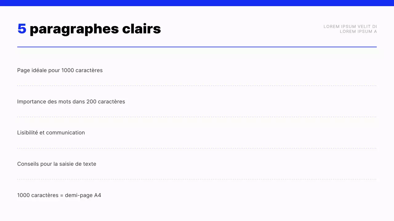 Rapport de mise en page moderne en bleu et blanc