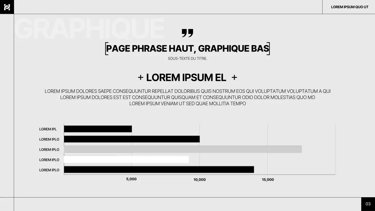 Simple, gris et noir, rapport de mise en page commun