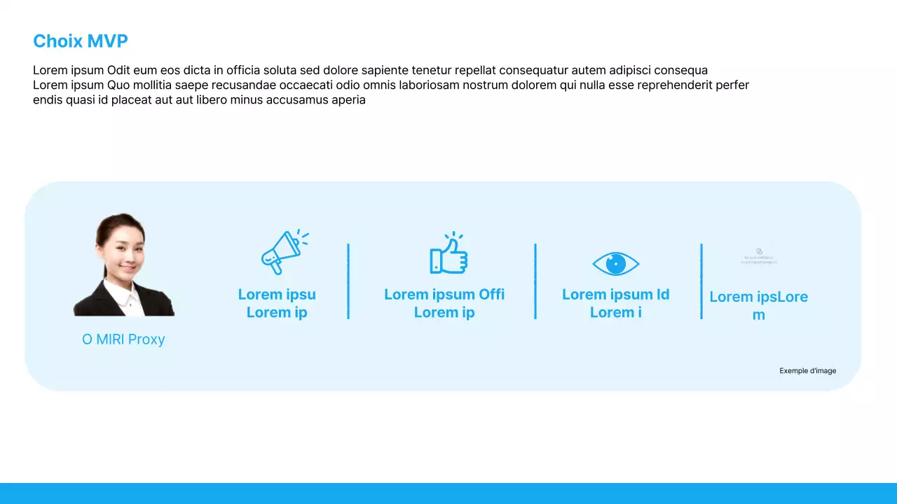 Une simple introduction au rapport sur les bénéfices en bleu clair et en blanc