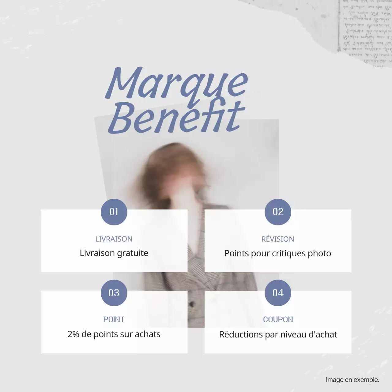 Promouvoir une marque de vêtements vintage en noir et blanc