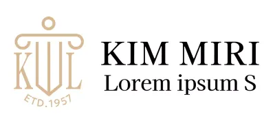 Un cabinet d'avocats avec un logo illustré et une touche de classe