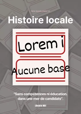 Lettre de motivation non spécifique avec des accents rouges et beiges