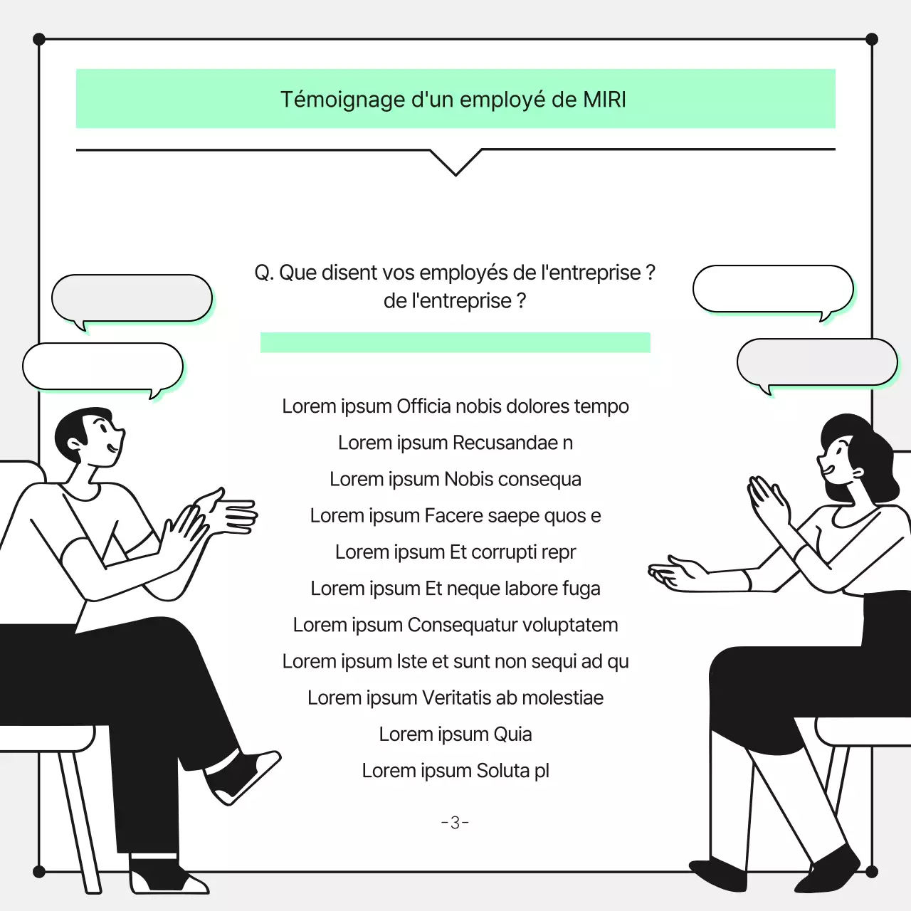 Papier à en-tête promotionnel d'entreprise minimaliste en chartreuse et noir