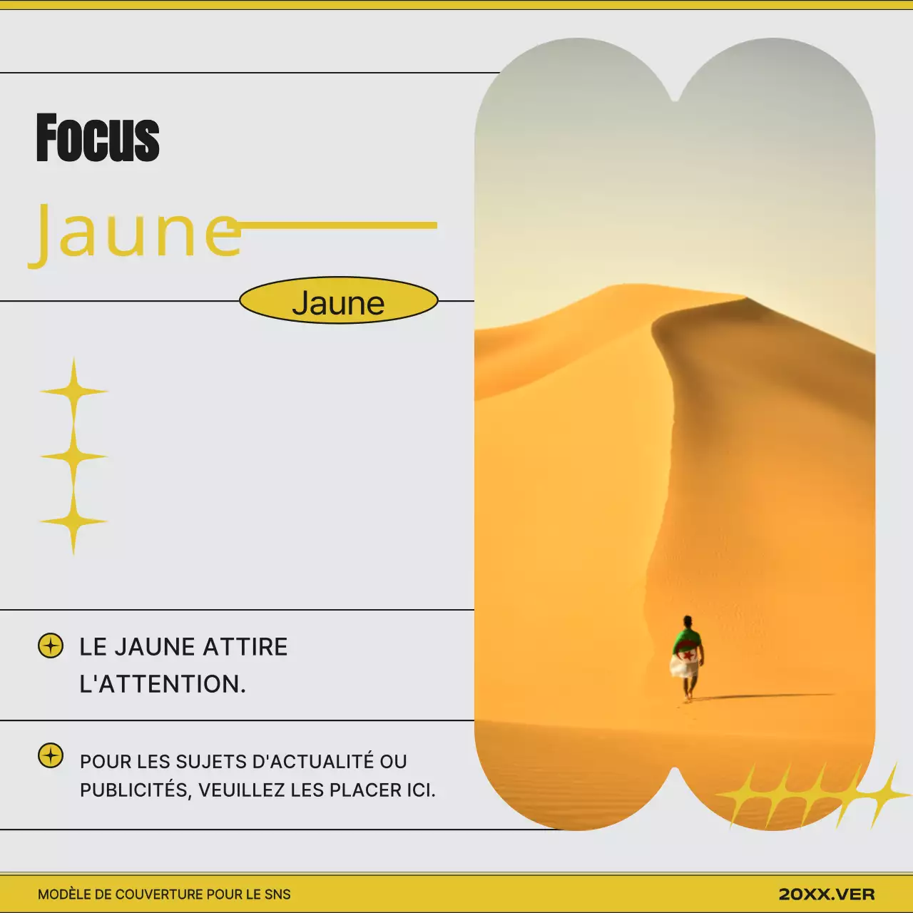 Promouvoir une variante moderne de la couleur de la couverture (arc-en-ciel et blanc)