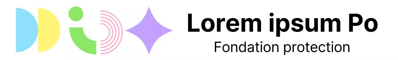 Logo pour la conception d'un centre culturel en géométrie