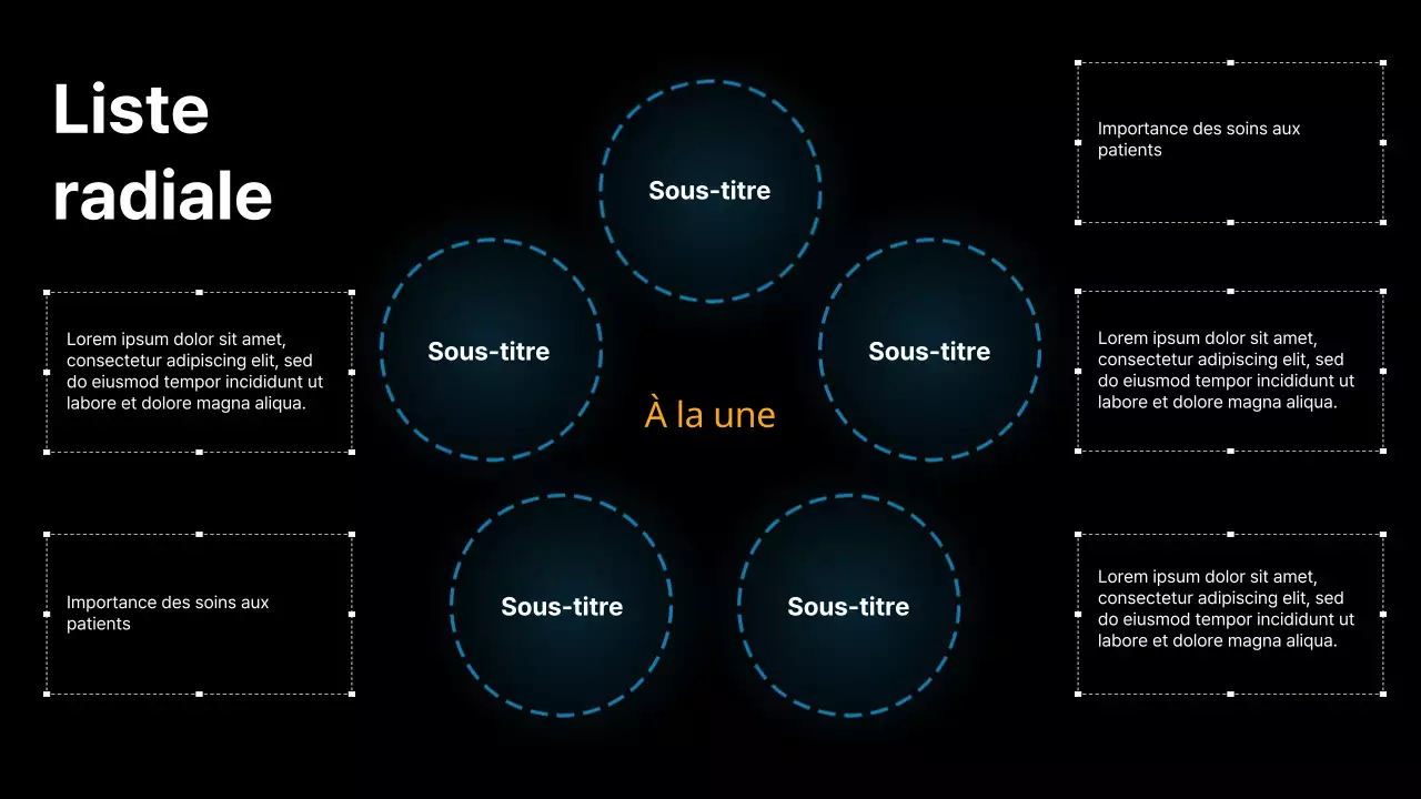 Black and Blue Modern Versatile Layout Page Material