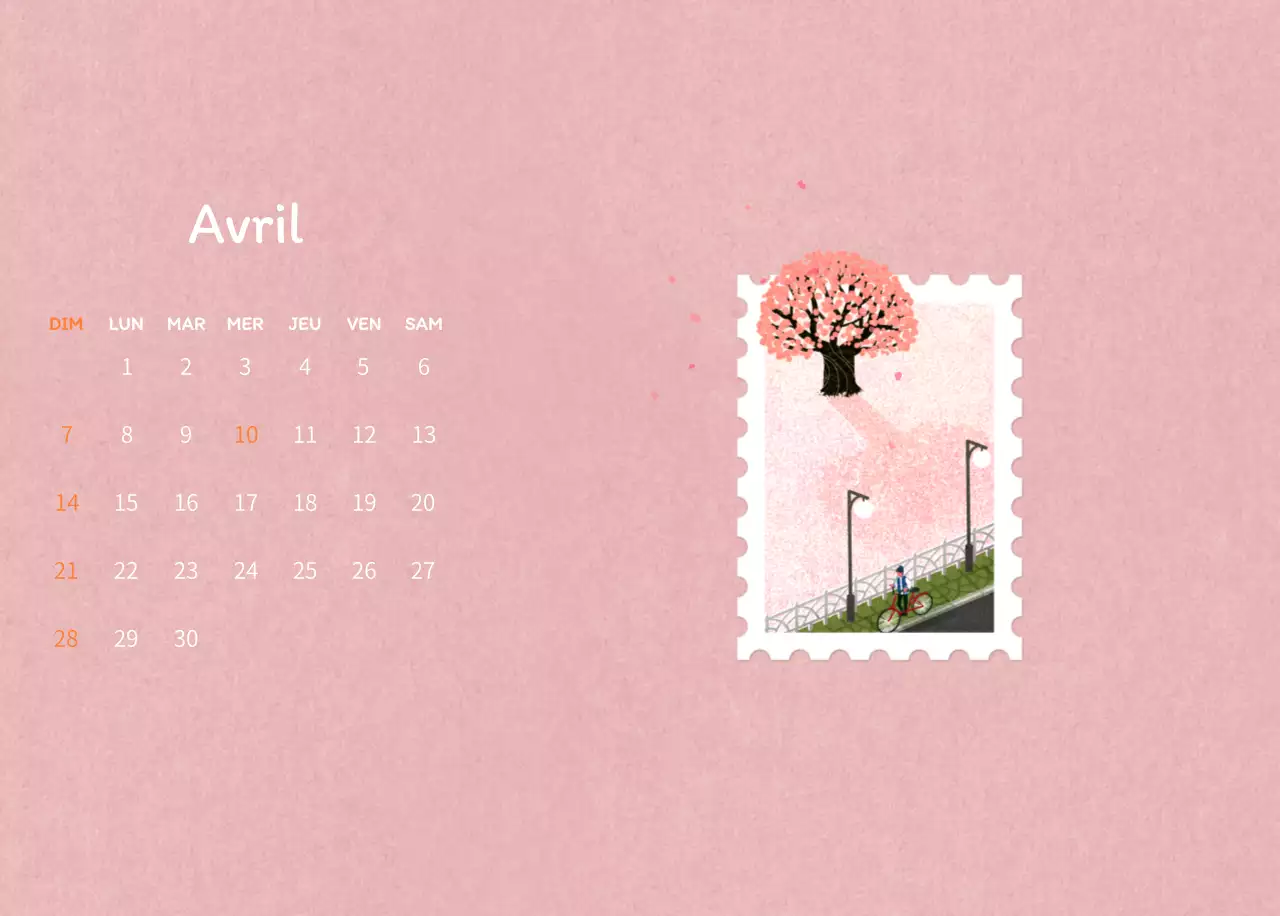 Illustrations de timbres avec un concept chaleureux