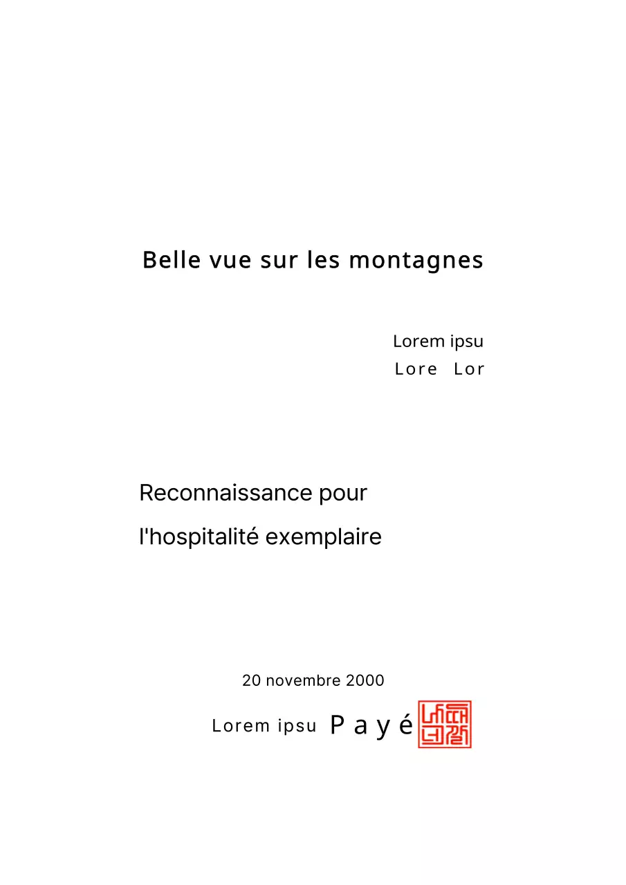 Conception du prix d'excellence