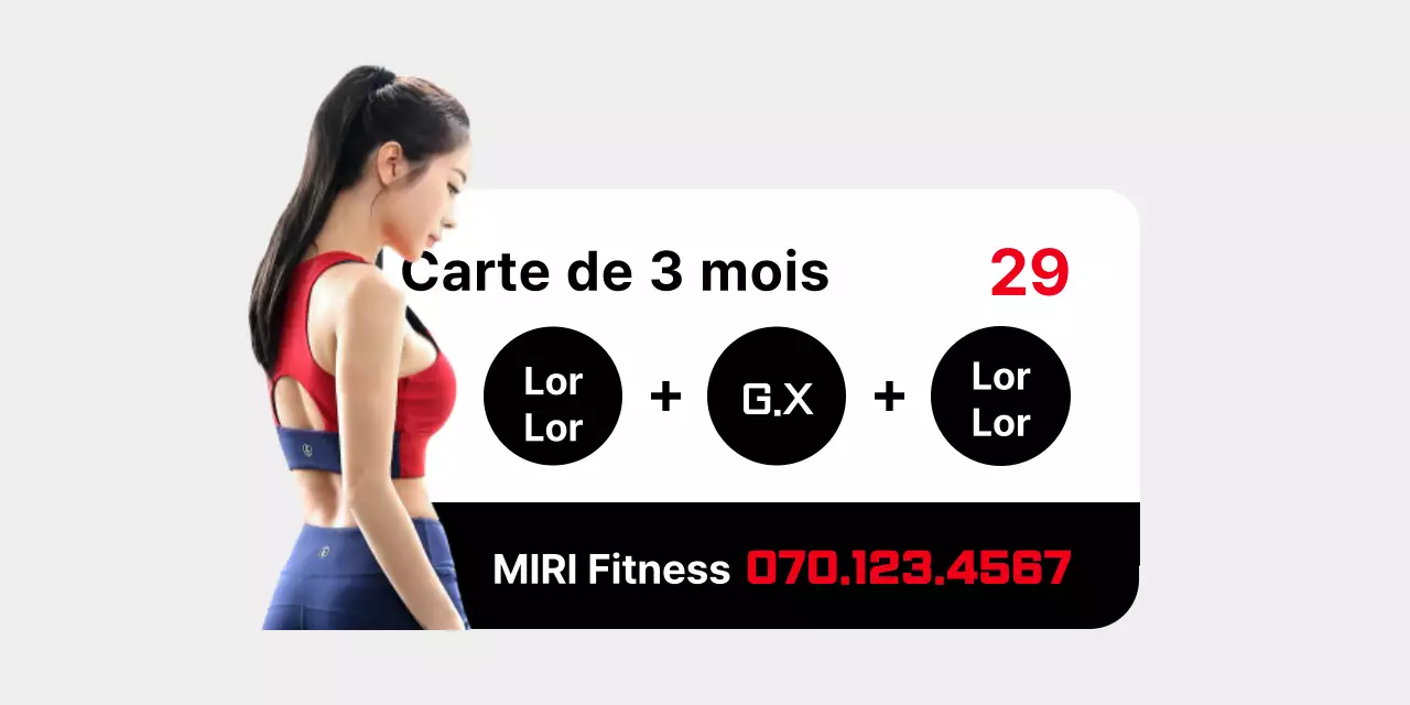 Promouvoir des réductions sur les abonnements aux salles de sport