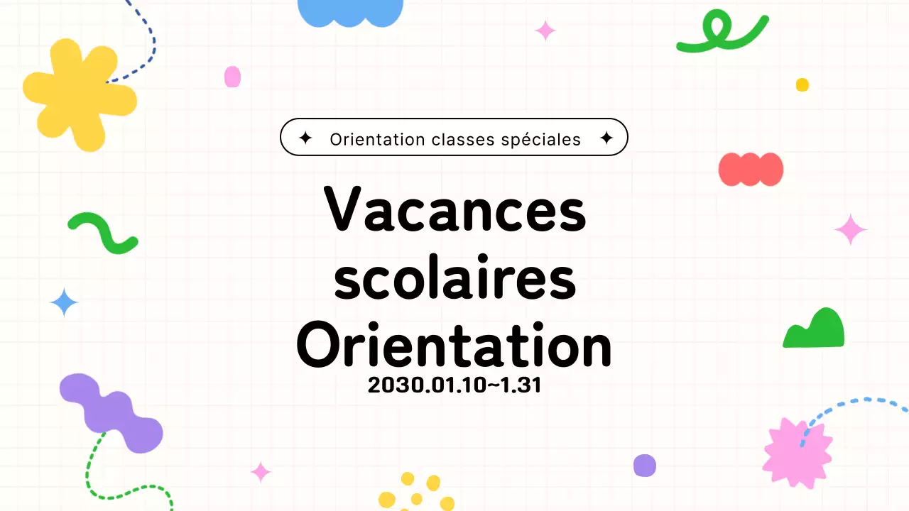 Beige et noir, présentation de l'orientation des spécialités de vacances douillettes
