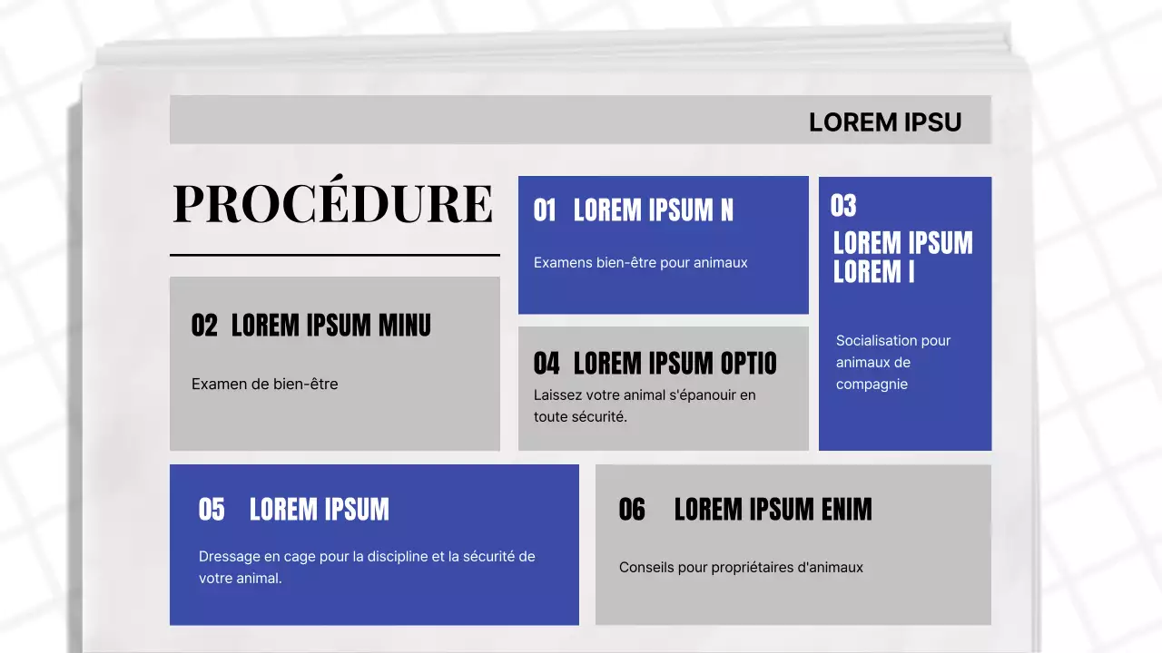 Thème de journal classique bleu et noir Rapport d'activité