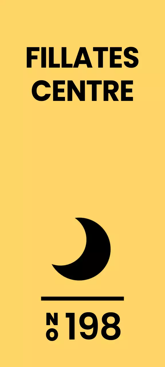 Un design simple avec une icône de lune