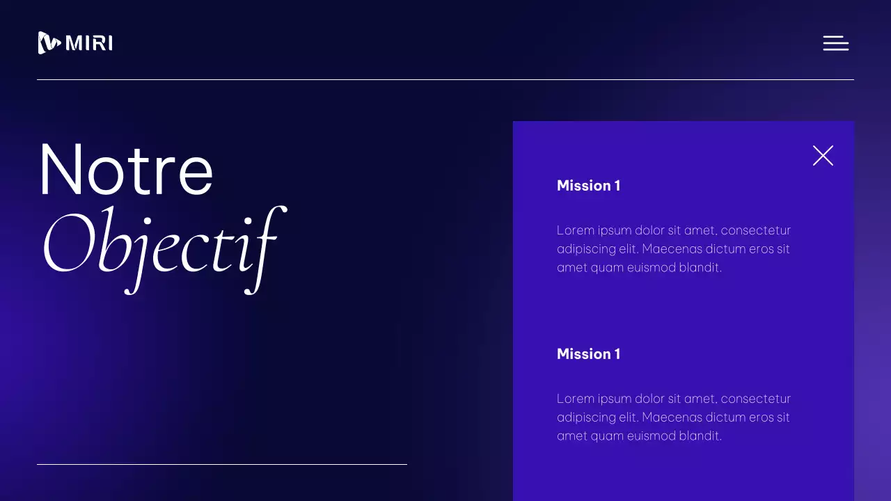 Matériel de profil professionnel moderne et professionnel en violet et blanc