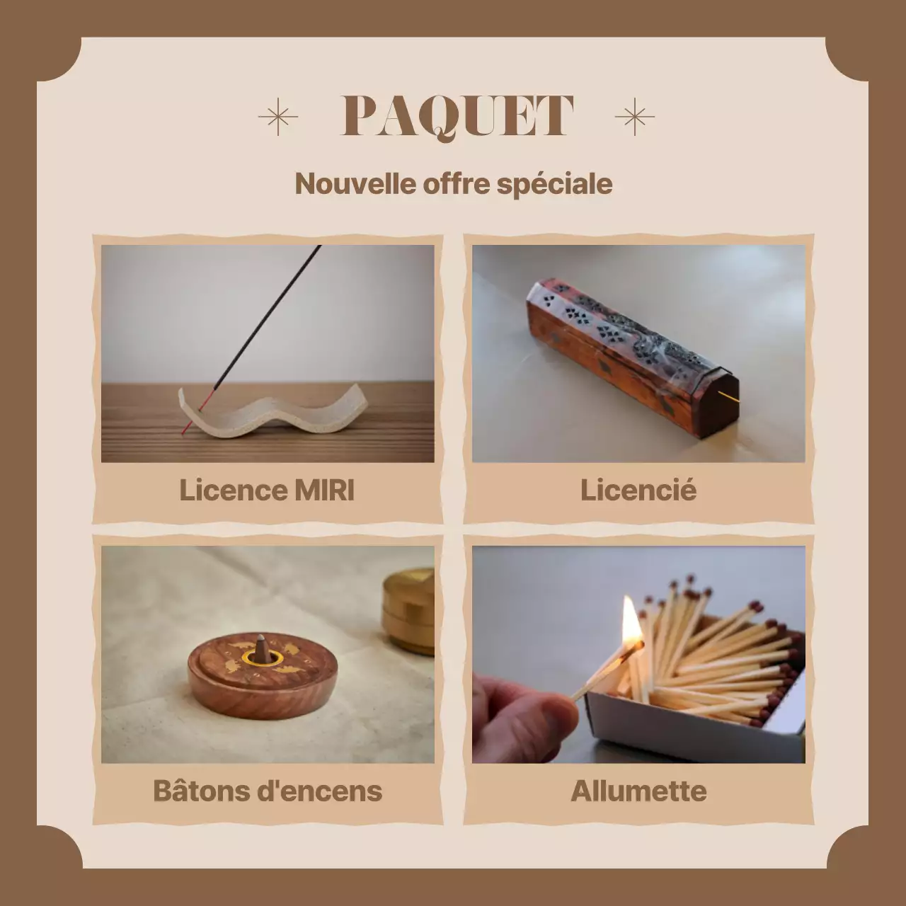 Annonce simple de financement incitatif sur fond brun