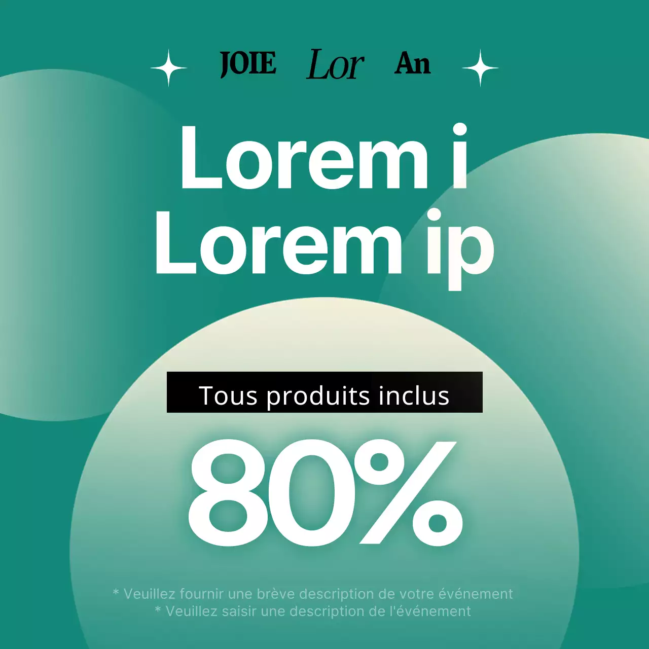 Promouvoir un modèle de marketing pour le Nouvel An en orange et menthe