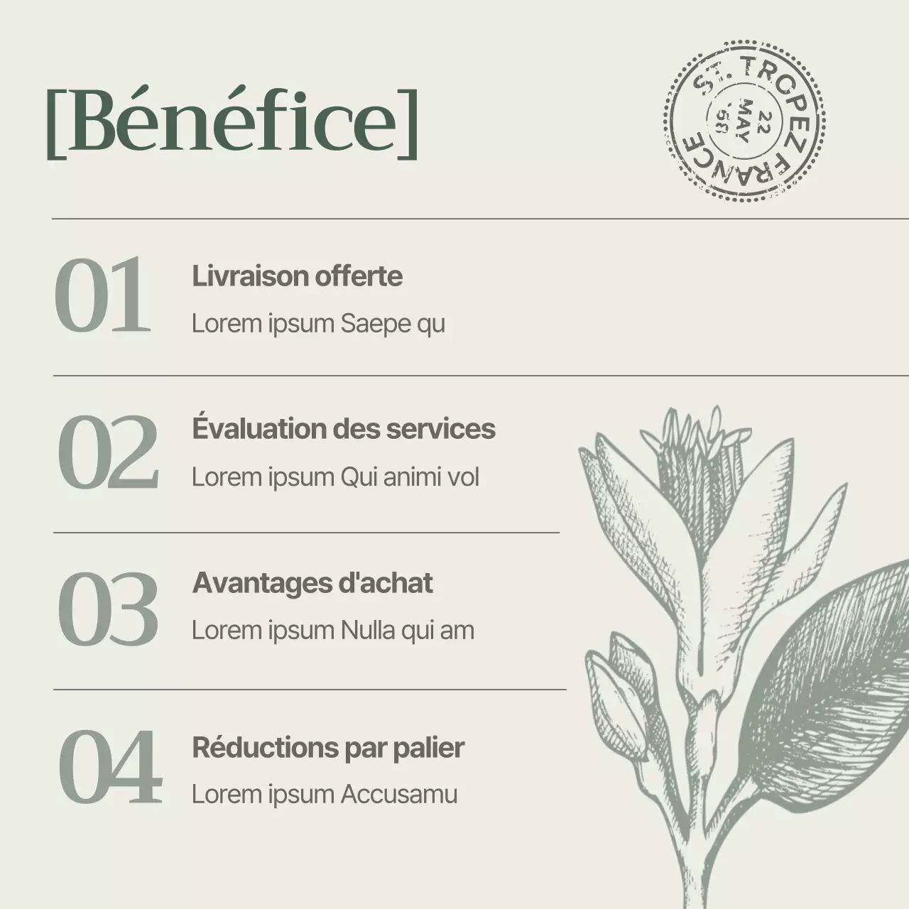 Le message émotionnel classique de Khaki