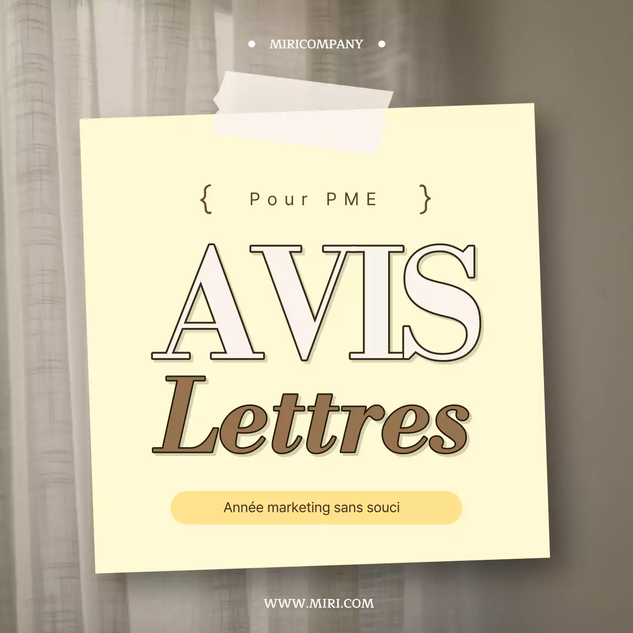 Une année dans la vie du marketing beige et jaune