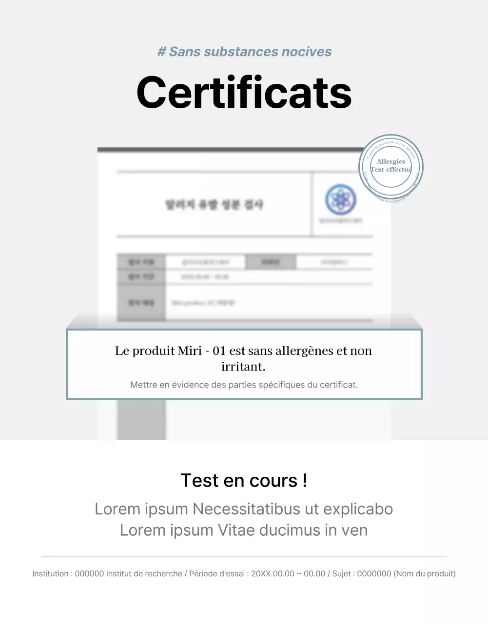 Promouvoir des produits pour vendre des meubles simples gris et bleus