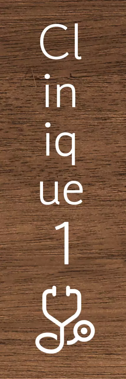 Guide de l'icône de l'hôpital sur fond sombre et texte blanc