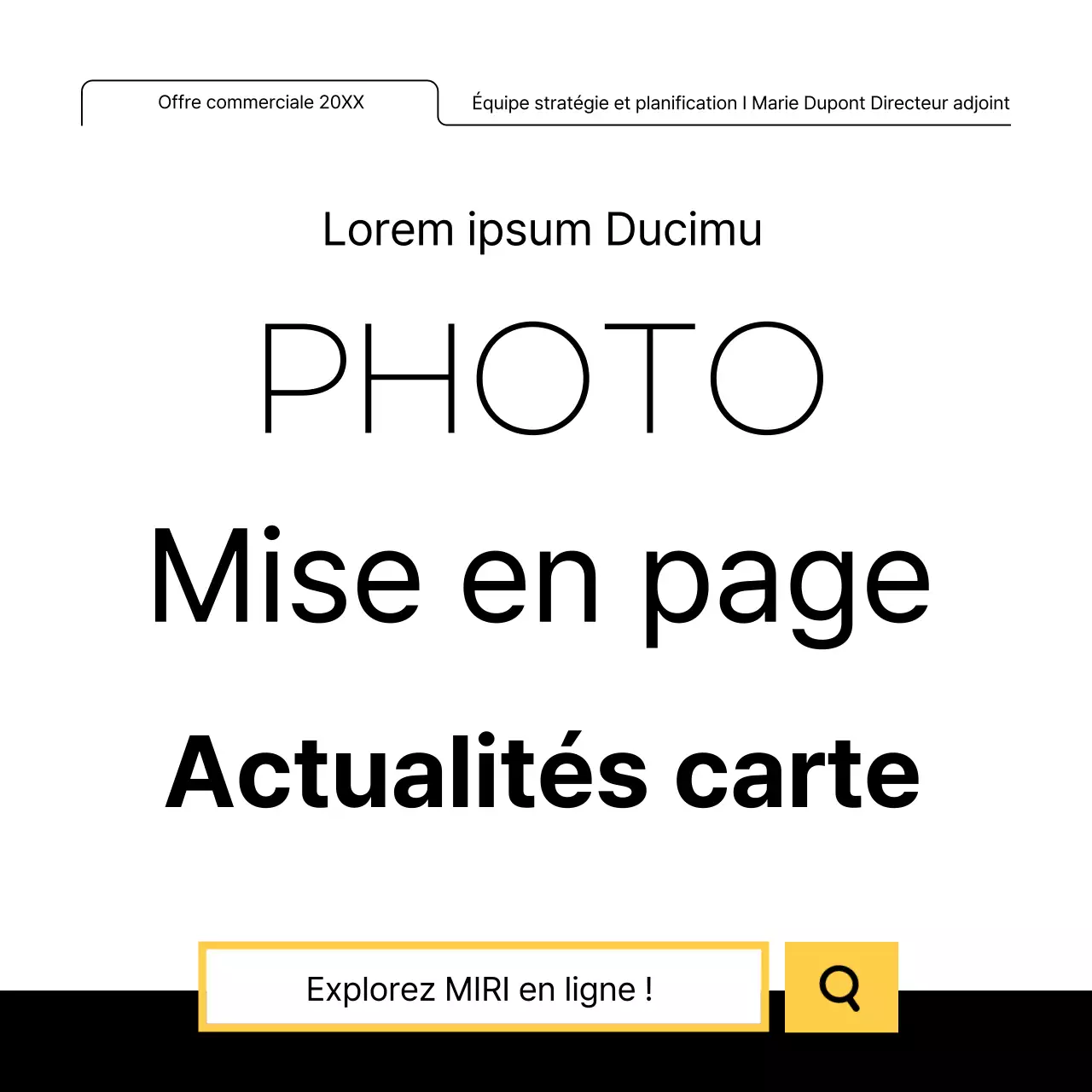 Promouvoir une mise en page avec de nombreux cadres photo simples en blanc et noir