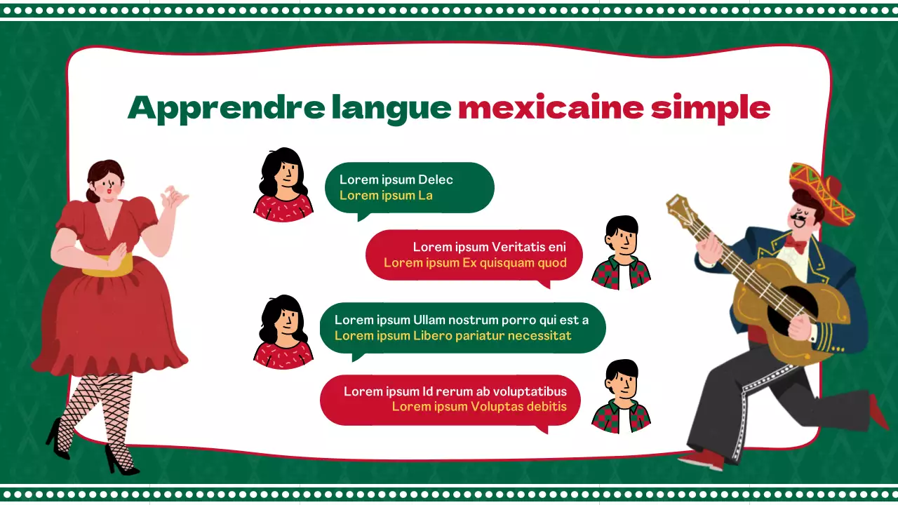 Introduction à la géométrie verte et rouge du Mexique