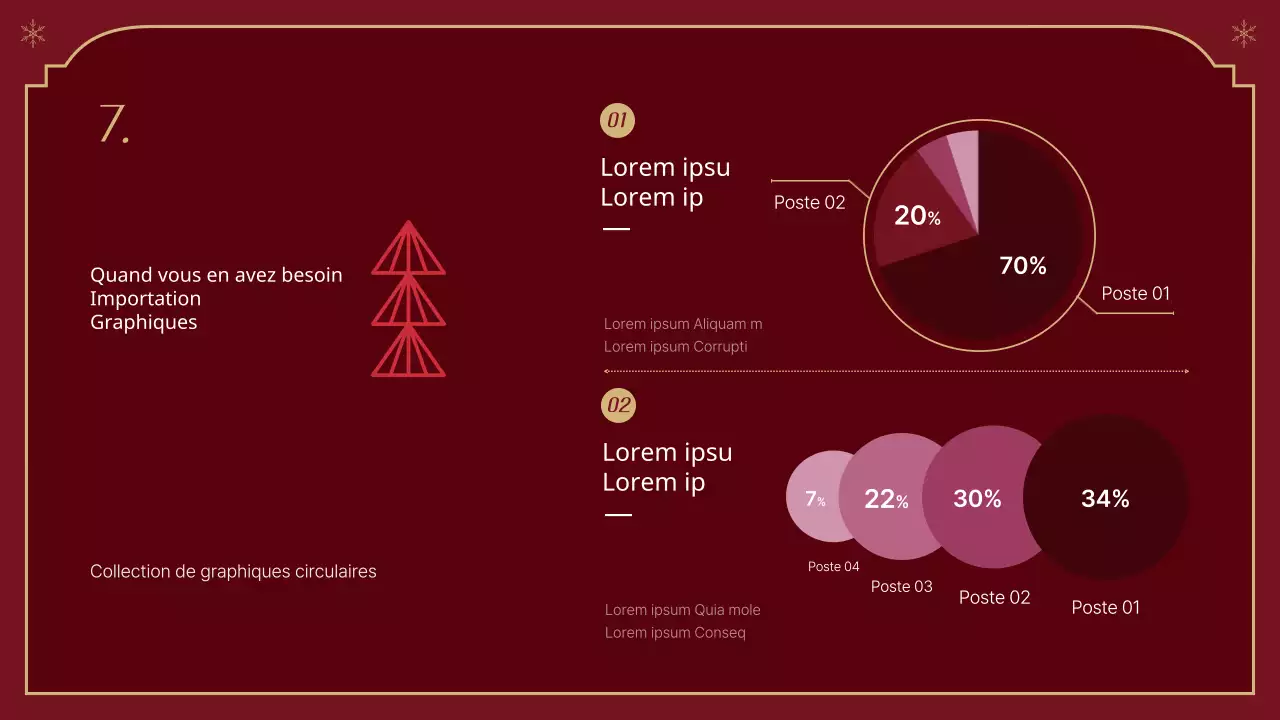 Un rapport de Noël classique en rouge et beige