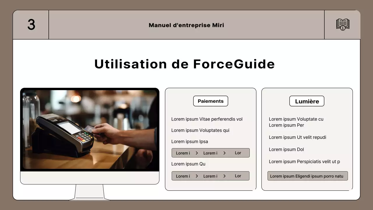 Un guide pour un simple manuel de changement de couleur marron et ivoire