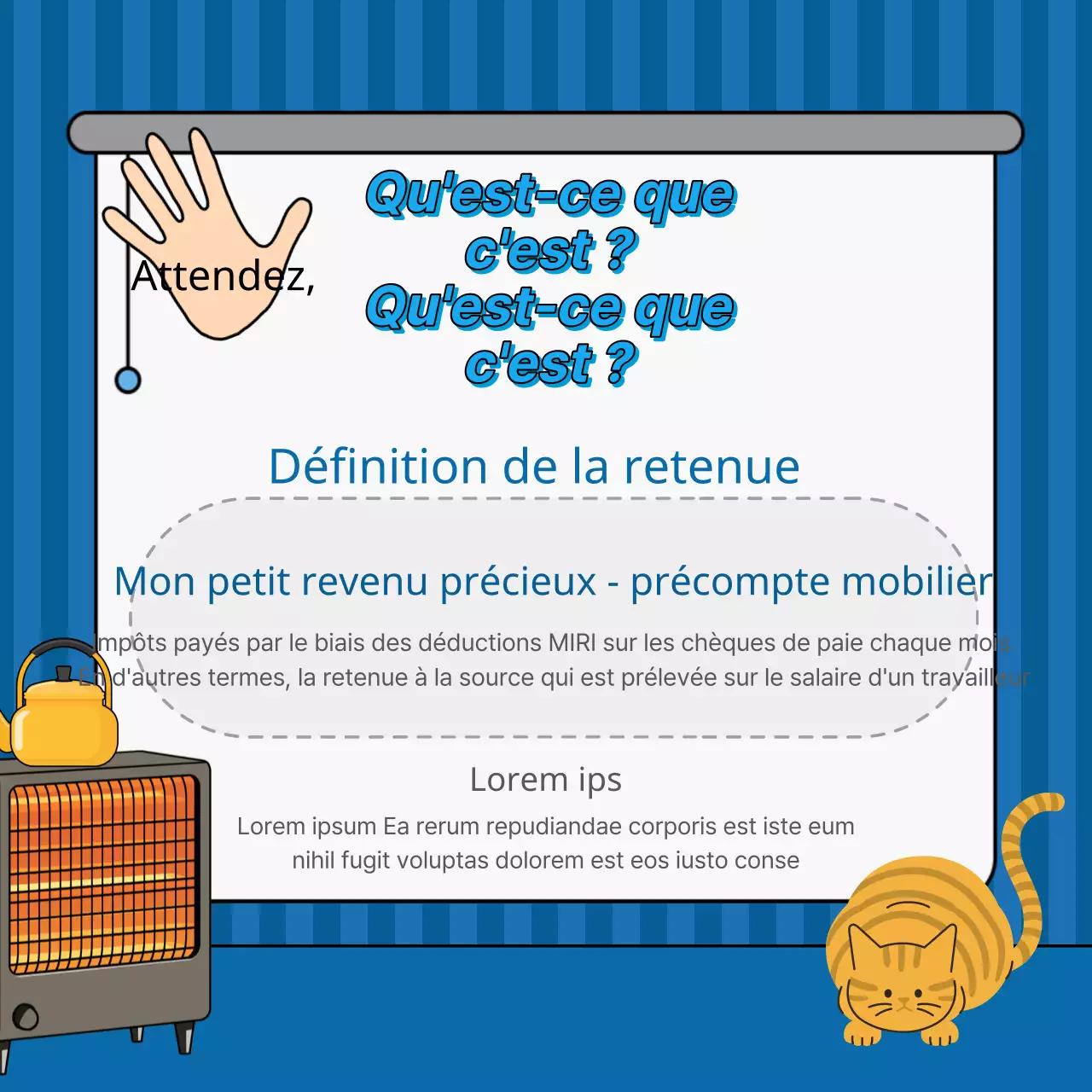 La comptabilité bleu marine et blanc en quelques mots