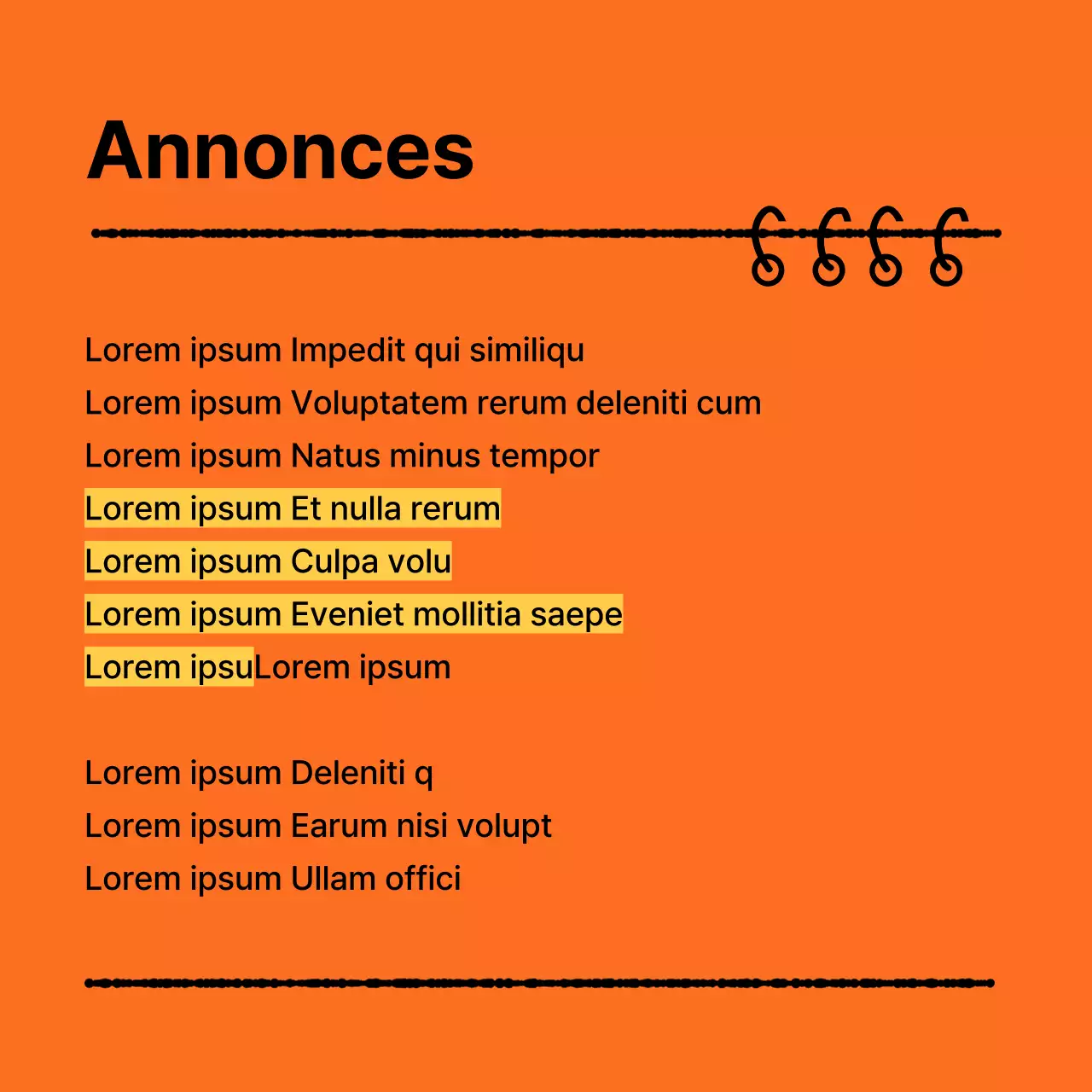 Guide pour un kit de marque propre en orange et noir