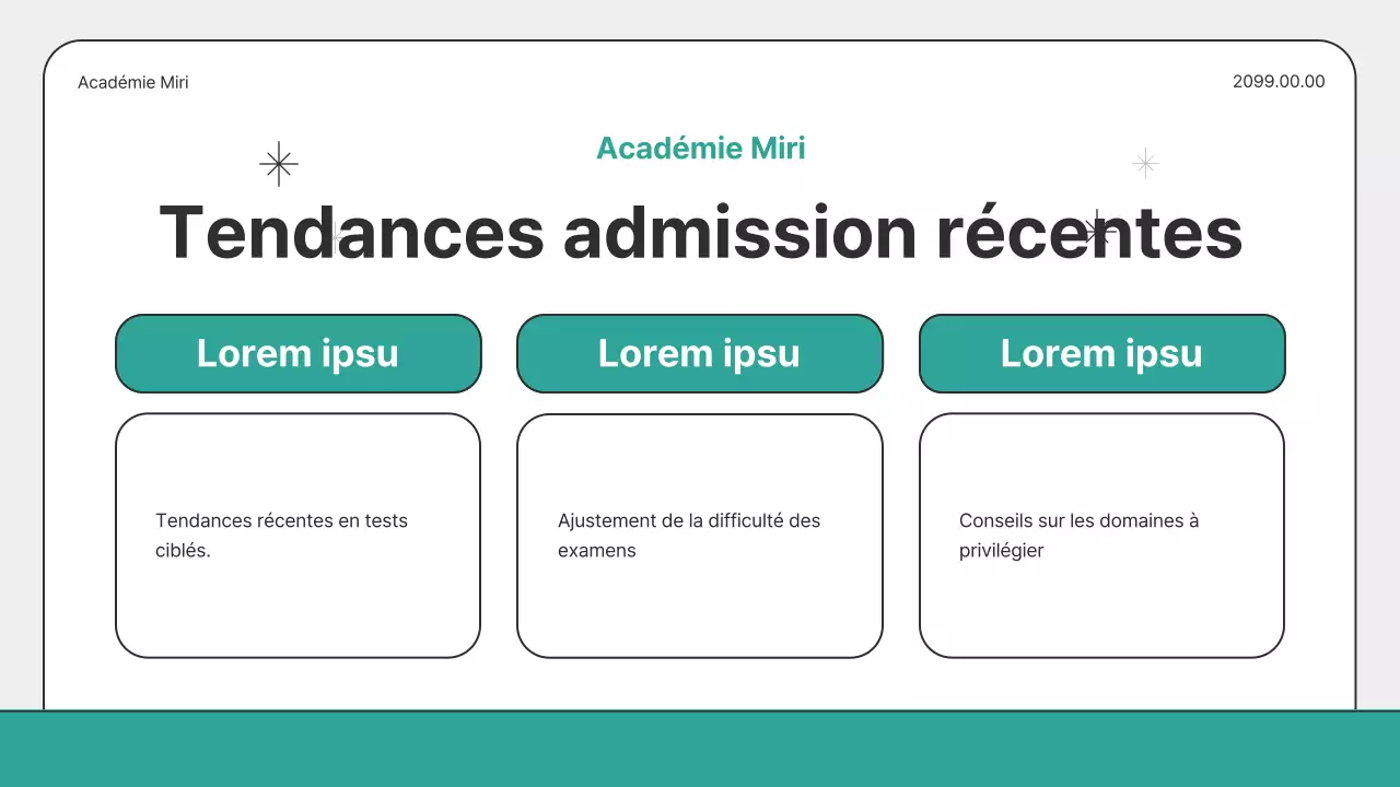Un guide pour les cours accélérés sur les vacances scolaires gris et menthe