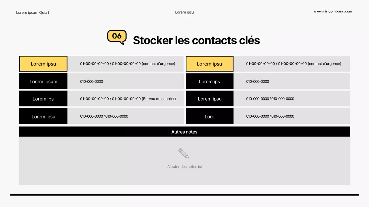 Guide simple du manuel de travail à temps partiel jaune et orange