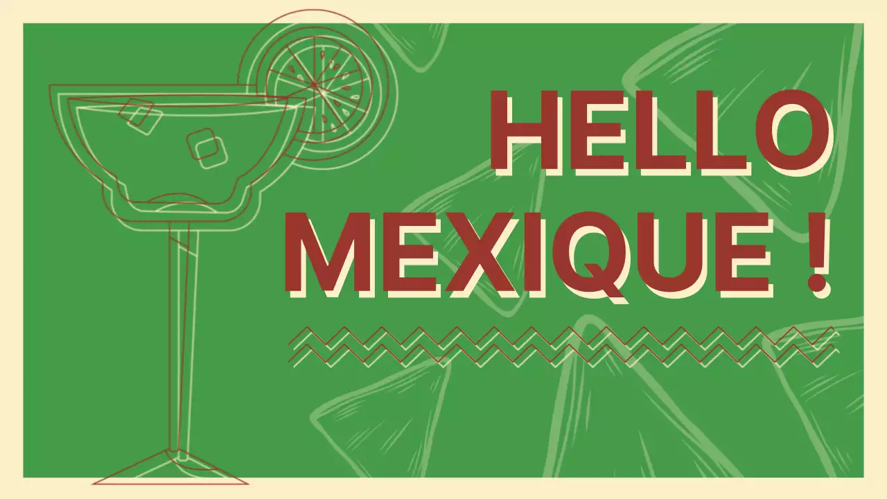 Vert et rouge Tropical A propos de l'introduction au Mexique