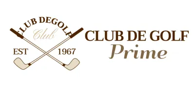 Clubs de golf avec logo de club de golf de couleur marron pour une sensation de qualité supérieure