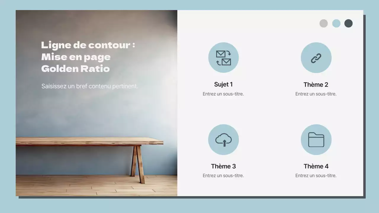 Rapport de mise en page classique multi-pages bleu ciel et blanc