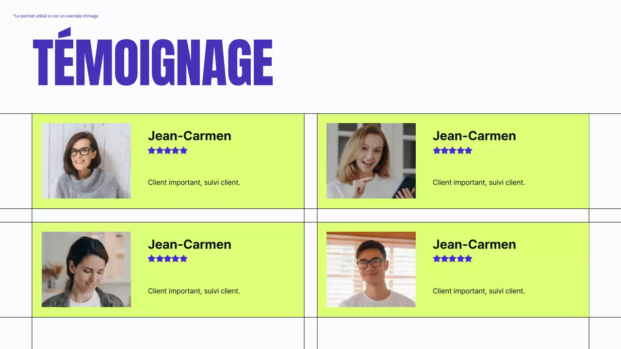 Matériel de profil d'entreprise moderne bleu et néon