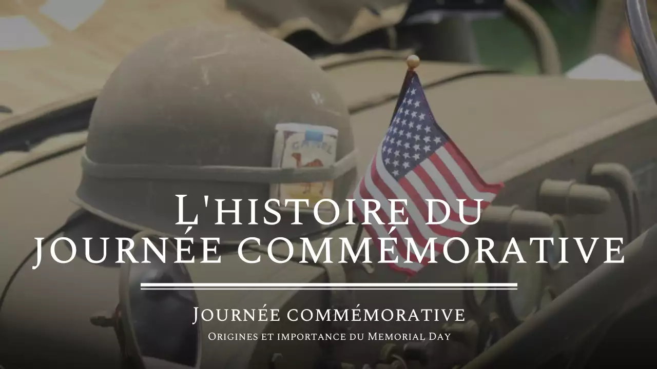 Présentation d'une histoire simple sur le jour du Souvenir en blanc et beige