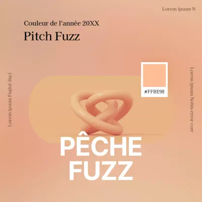 Les couleurs simples de l'année : l'orange et le beige