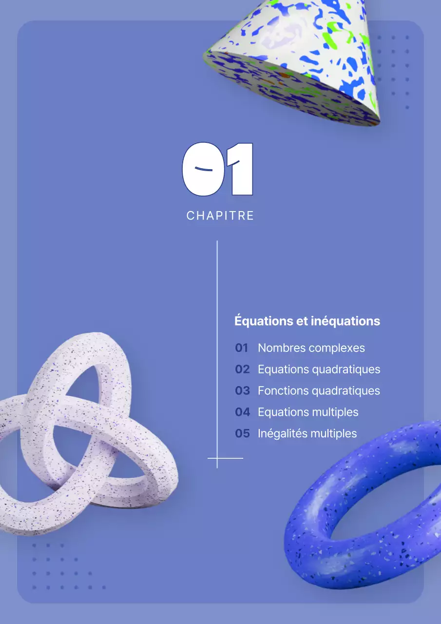 Feuilles d'exercices de mathématiques sur les formes 3D en violet