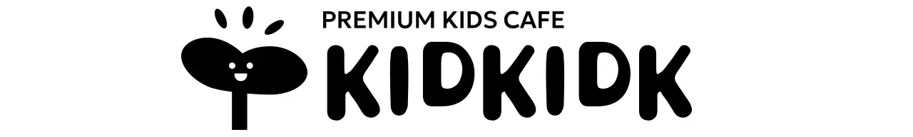 Café pour enfants avec icône d'un bourgeon souriant