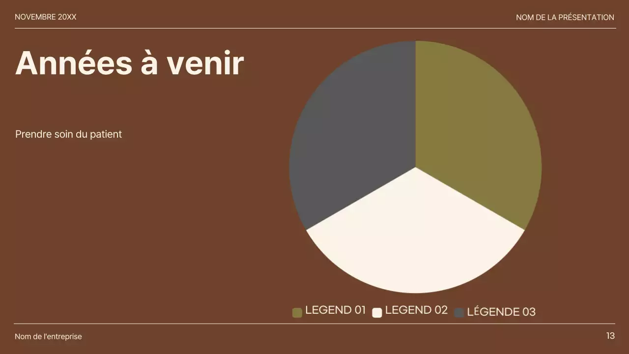 Kaki et brun Minimal Diverse Layout Pages Report