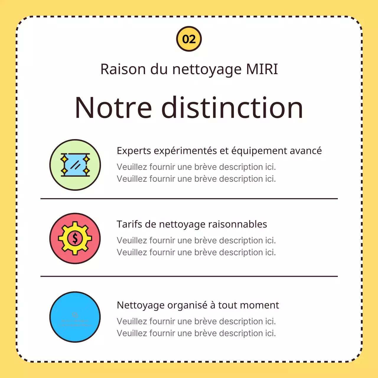 Faites la promotion de votre entreprise de nettoyage jaune et mignon