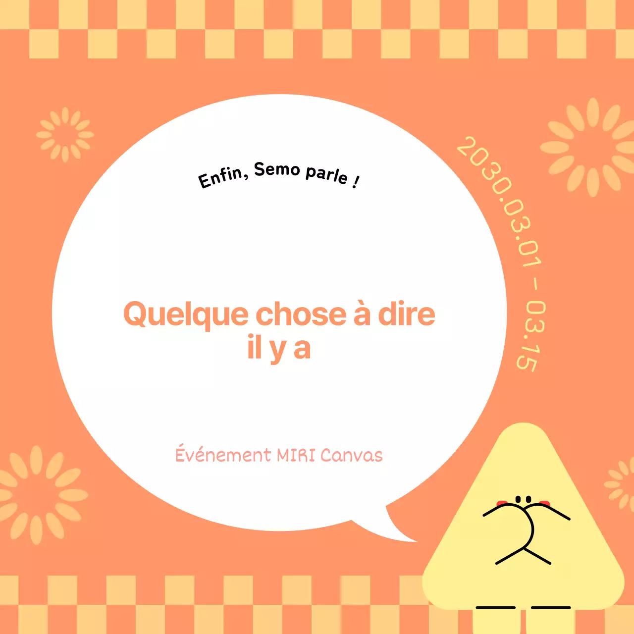 Couverture de titre simple avec code couleur en jaune et violet