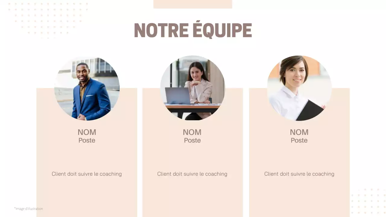 Matériel d'affaires classique en beige et marron