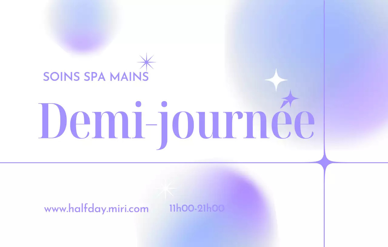 Un design impressionnant avec des dégradés colorés et de grands titres